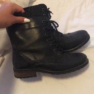 Women’s Black Combat Boots